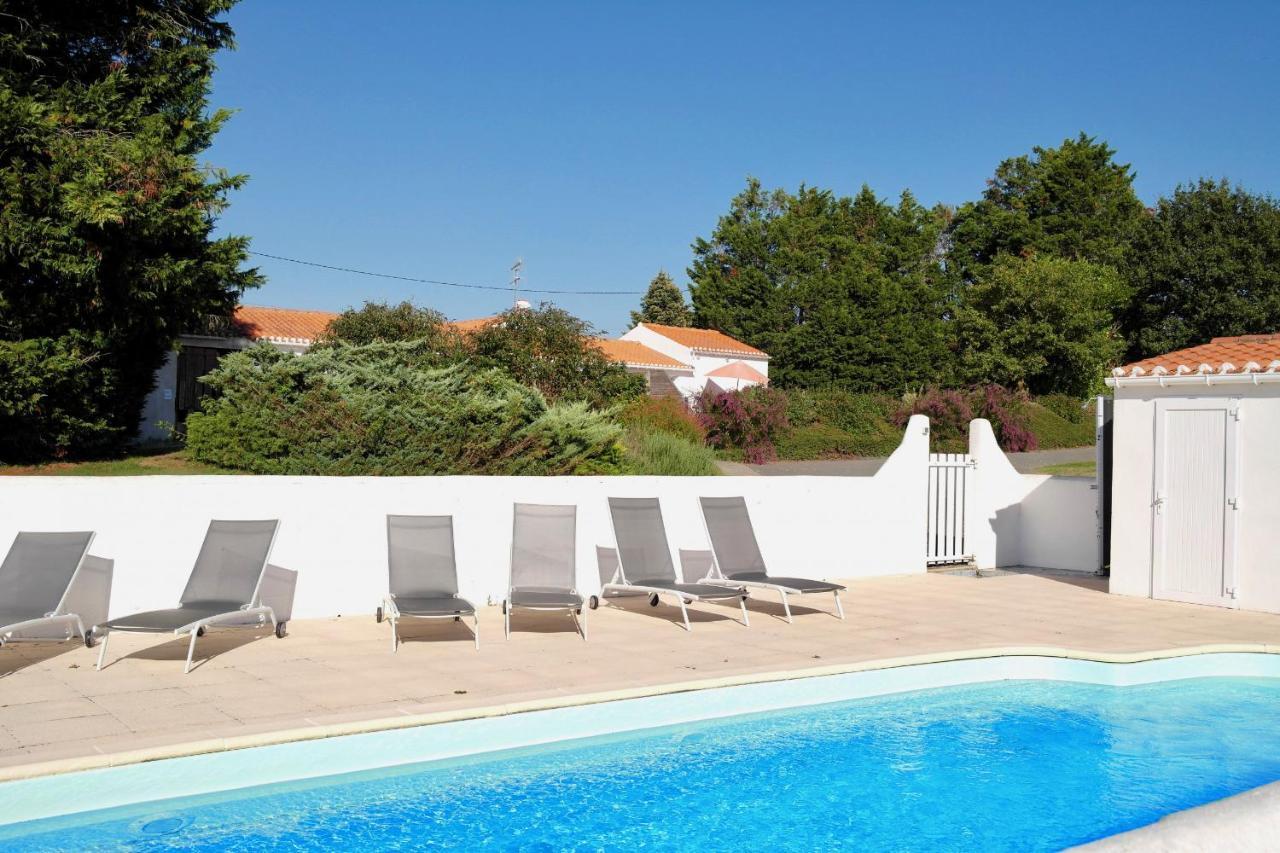 Maison De Campagne Pour 6 Avec Piscine Commequiers Exterior foto
